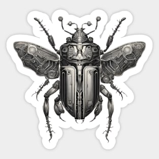 Mechanical Beetle Sticker